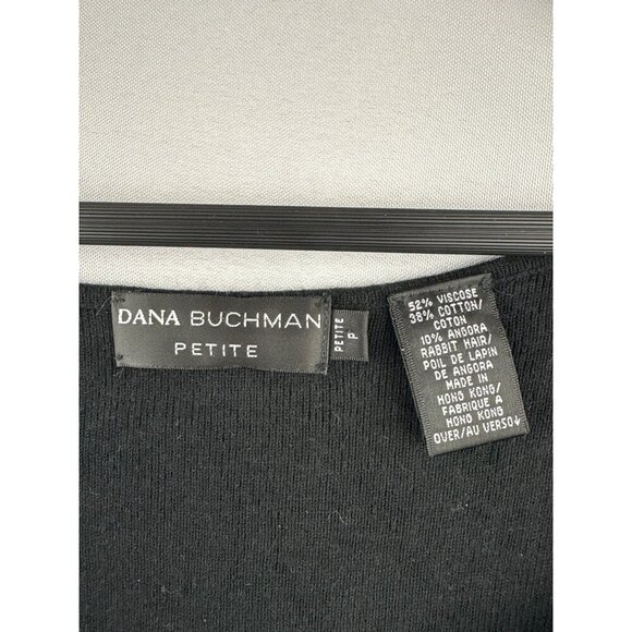 Dana Buchman Petite Black Knit Tank Top P - Picture 4 of 4